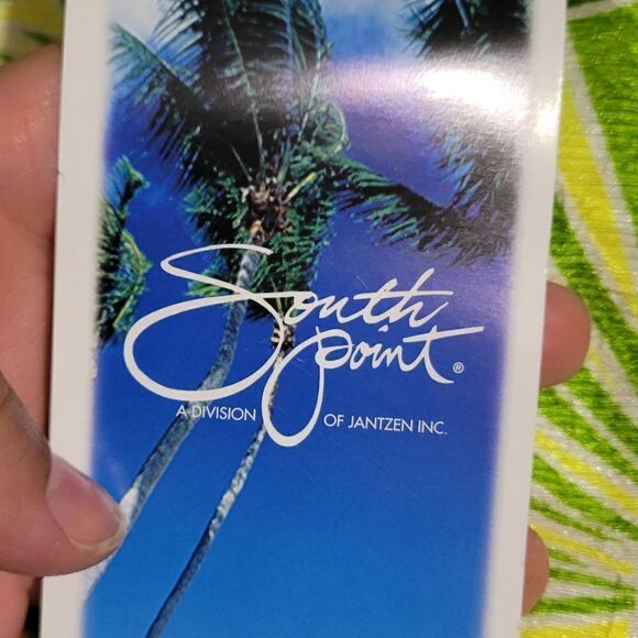 South point a division of jantzen Palm tree yellow one piece bathing suit NWT - Picture 9 of 10